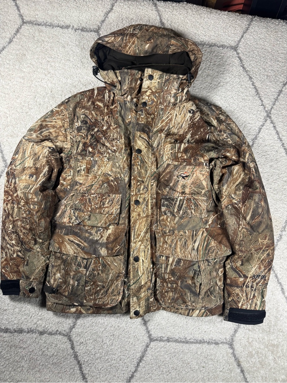 RedHead Brown Camo Insulated Field Jacket with Hood